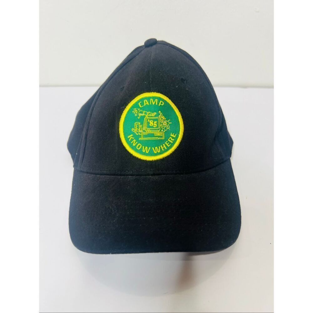 Funko Stranger Things Camp Know Where Black Baseball Cap Hat Trucker One Size Ex